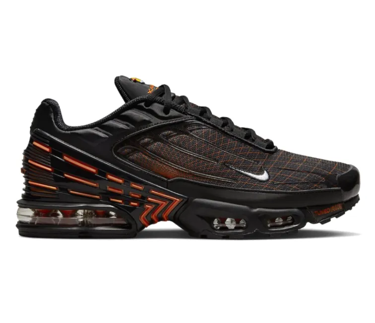 Active Use Men's Nike Air Max Plus TN 3 (Black/Safety Orange)