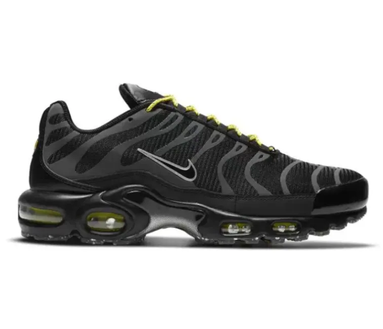 Men's Nike Air Max Plus TN (Optic Yellow) Hyperelastic Frame Torsion Stability