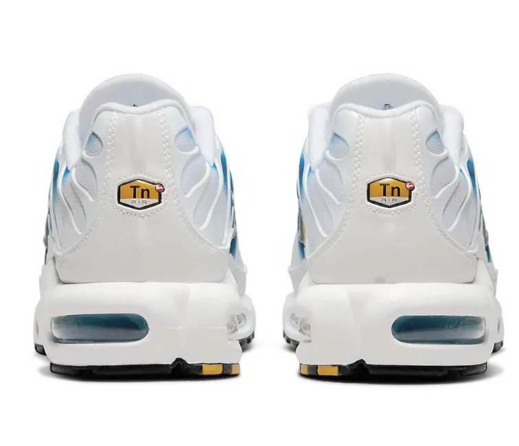 Men's Nike Air Max Plus TN "Energy" (White/Blue Jay) Comfortable Midfoot Quick Drying Lining
