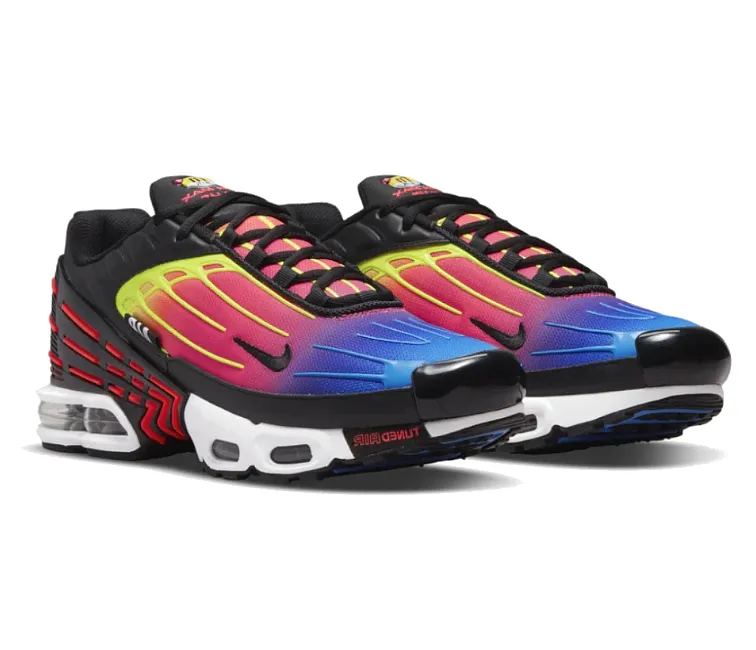Men's Nike Air Max Plus TN3 (Black Neon) Ventilated Footbed System