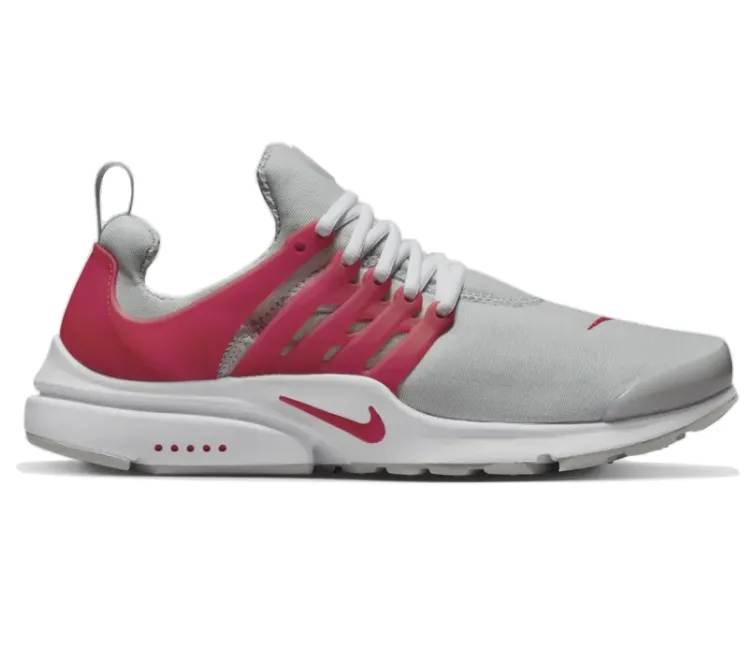 Mens Nike Air Presto (Grey Fog/Red) Comfort Tongue