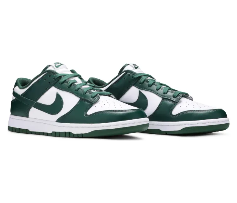 Sustainable Stitching Men's Nike Dunk Low (Michigan State)
