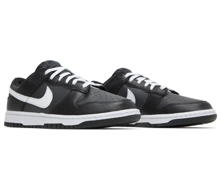 Men's Nike Dunk Low Retro (Black/White) Smooth Siding