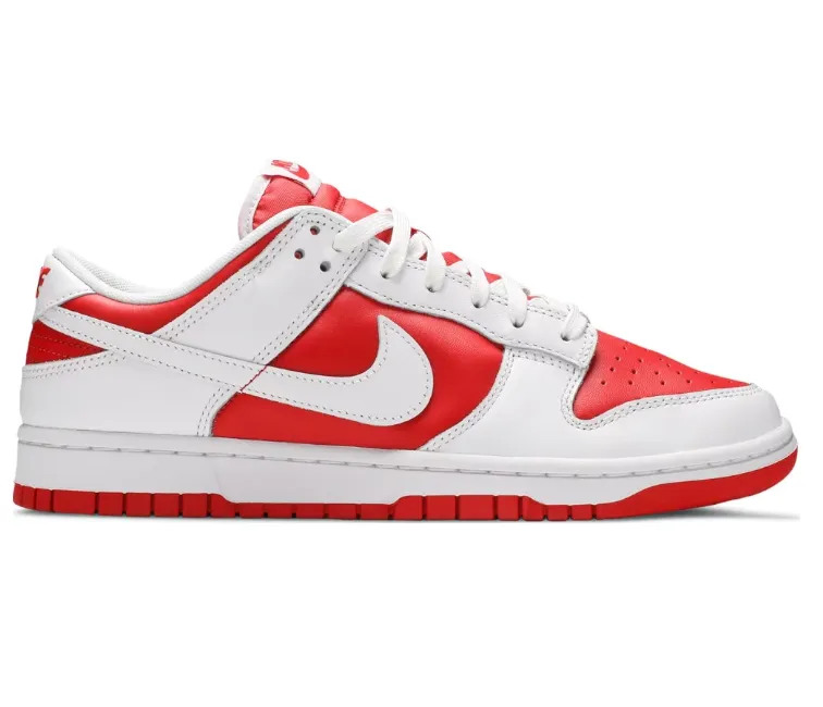 Matte Finish Men's Nike Dunk Low Retro (Championship Red)