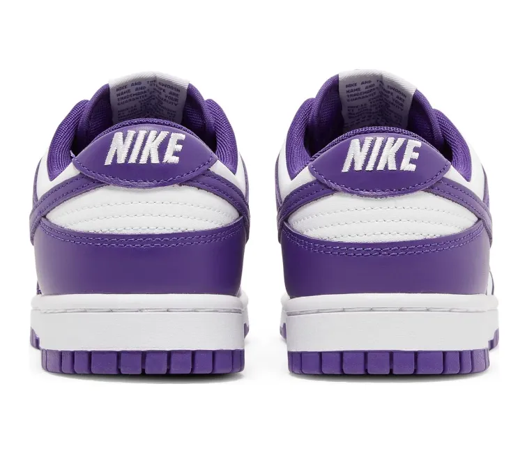 Men's Nike Dunk Low Retro (Court Purple) Impact Step Athletic Appeal