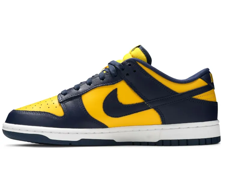 Multi-functional durability Ultra Breathable Upper Men's Nike Dunk Low Retro (Michigan)