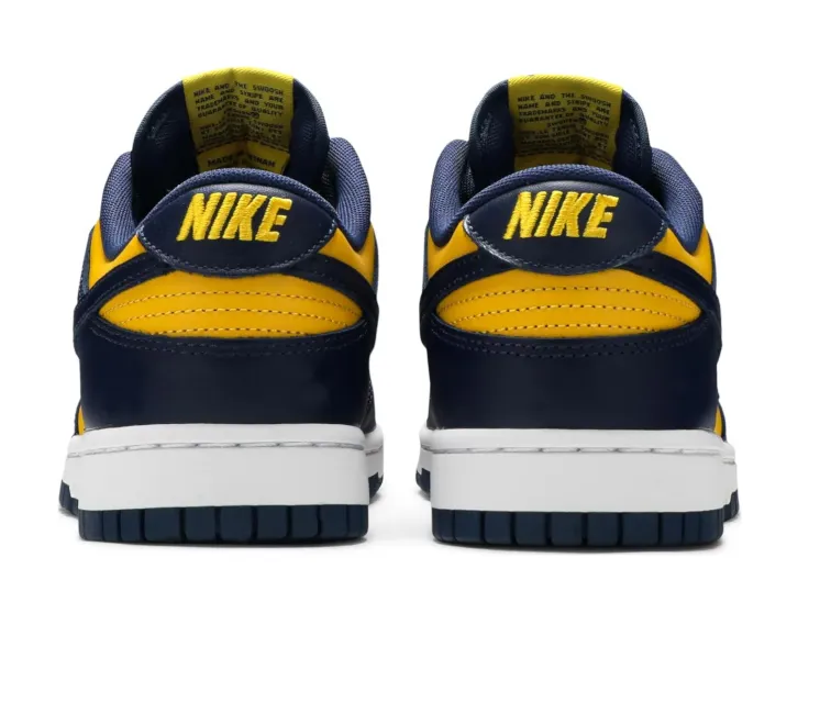Minimalist Construction Men's Nike Dunk Low Retro (Michigan)