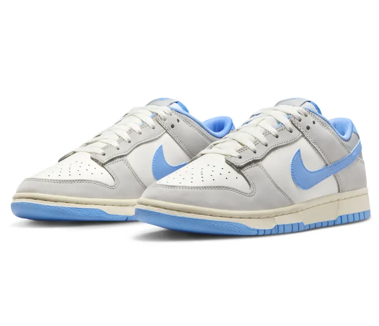 Elite Cushioning Men's Nike Dunk Low (Sail/University Blue)