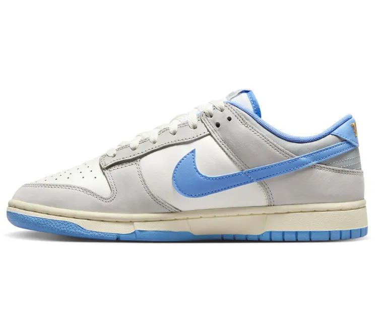 Men's Nike Dunk Low (Sail/University Blue) Fashion Style