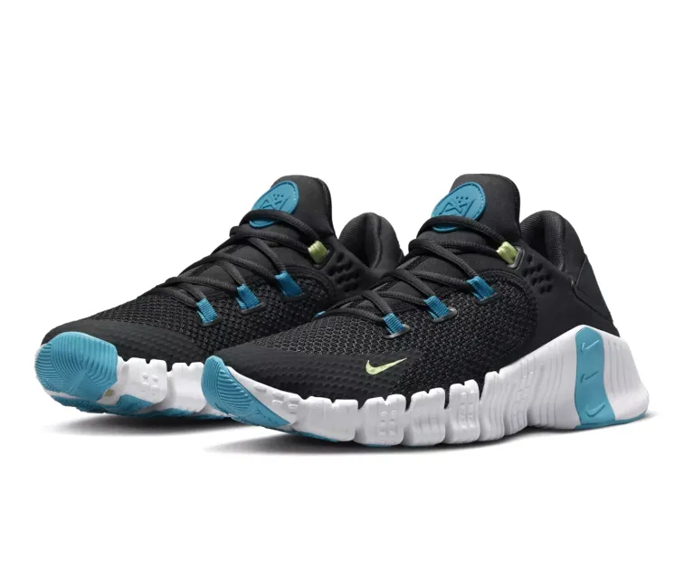 Mens Nike Free Metcon 4 (Aqua/Blue) Heel Stabilizer Design Flexible Outsole