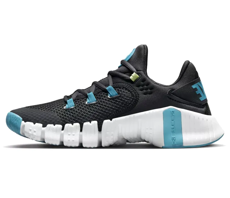 Mens Nike Free Metcon 4 (Aqua/Blue) Speed-Friendly Recycled Rubber Outsole