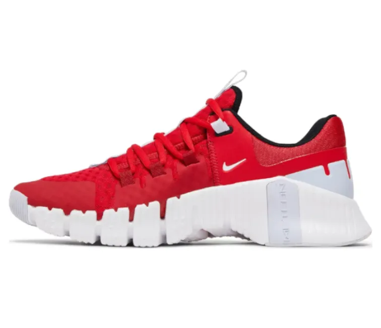 Indoor Workout Elastic Sides Men's Nike Free Metcon 5 (University Red)