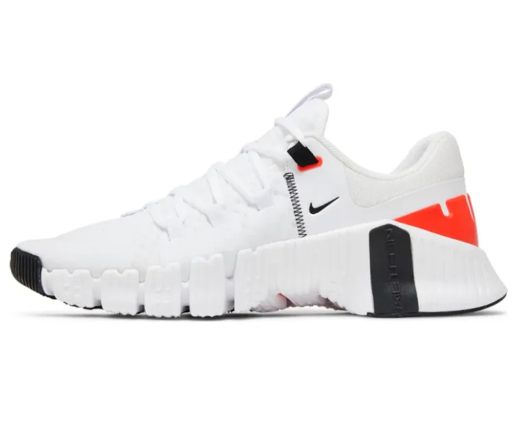 Men's Nike Free Metcon 5 (White/Bright Crimson) Sneaker Online Shopping Sneaker Socks