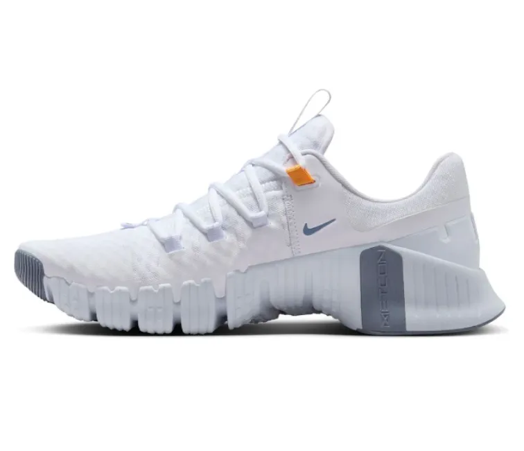 Quick Drying Lining Dynamic Flex Grooves Men's Nike Free Metcon 5 (White/Sundial)