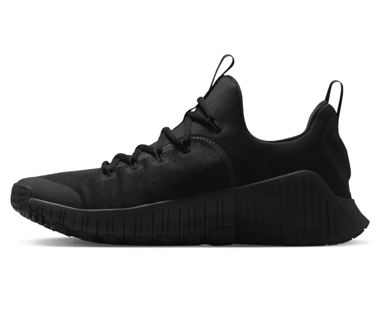 Men's Nike Free Metcon 6 (Triple Black) Flat Outsole All-day Traction