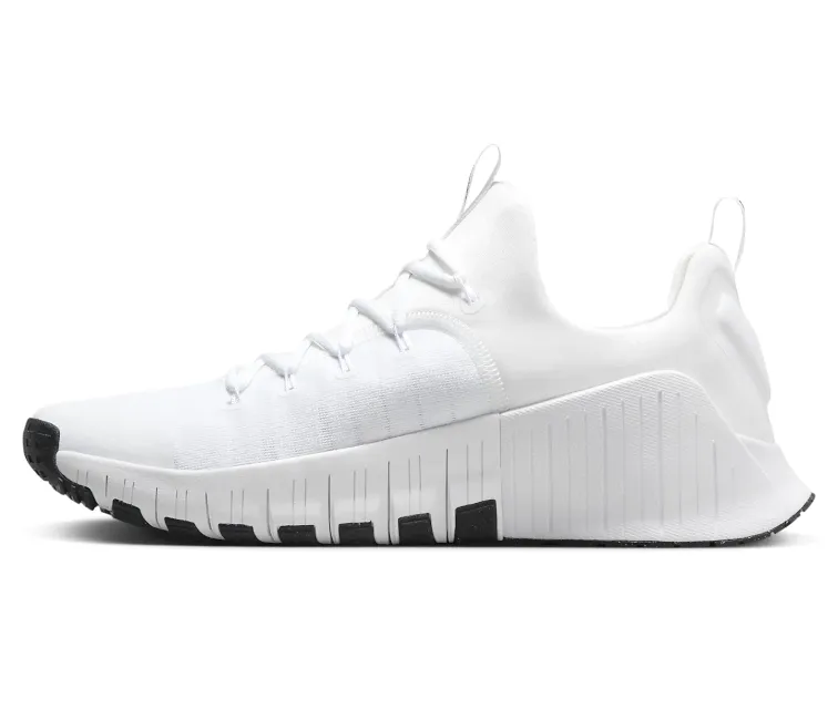 Men's Nike Free Metcon 6 (White/Black) Canvas
