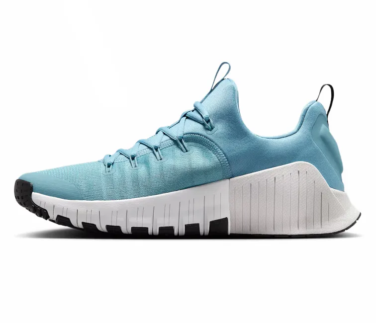 Seamless Upper Construction Men??s Nike Free Metcon 6 (White/Turquoise)