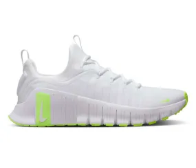 ReflectiveDetails Men??s Nike Free Metcon 6 (White/Volt)