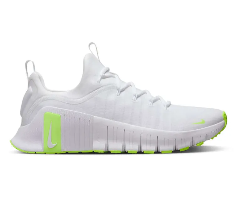 ReflectiveDetails Men??s Nike Free Metcon 6 (White/Volt)