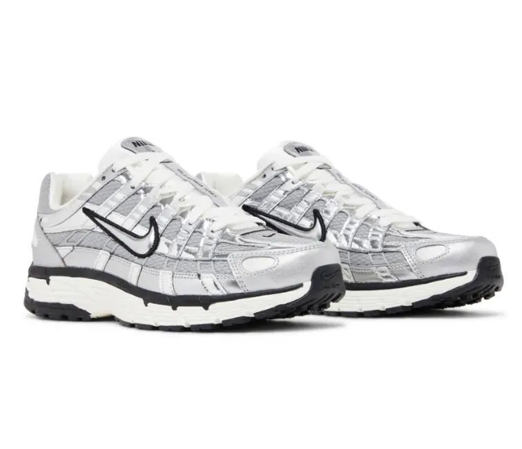 Slip-resistant fit AnkleSupport Men??s Nike P-6000 (Metallic Silver)