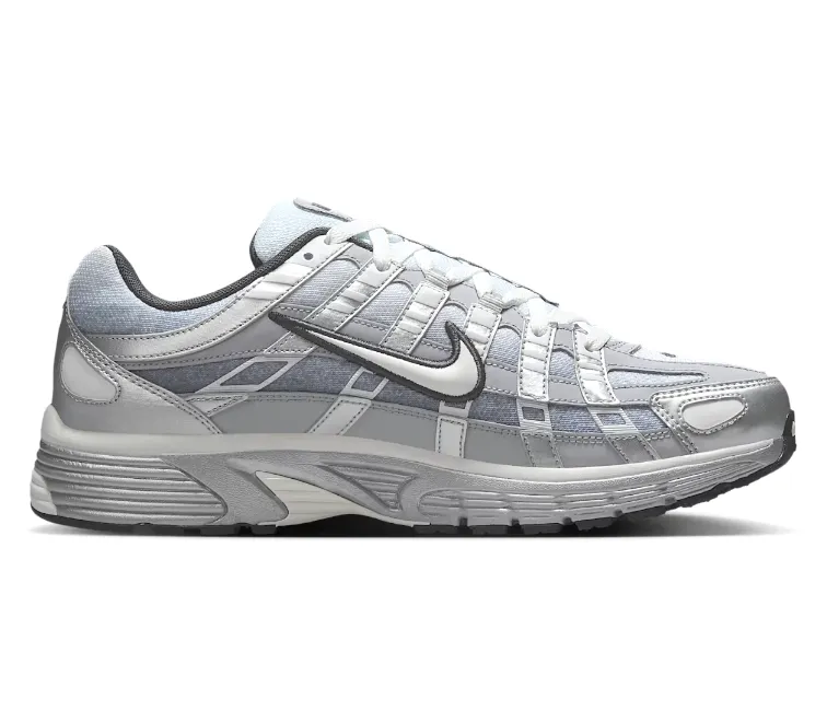 Extra Padding Men??s Nike P-6000 (Metallic Silver/Summit White)