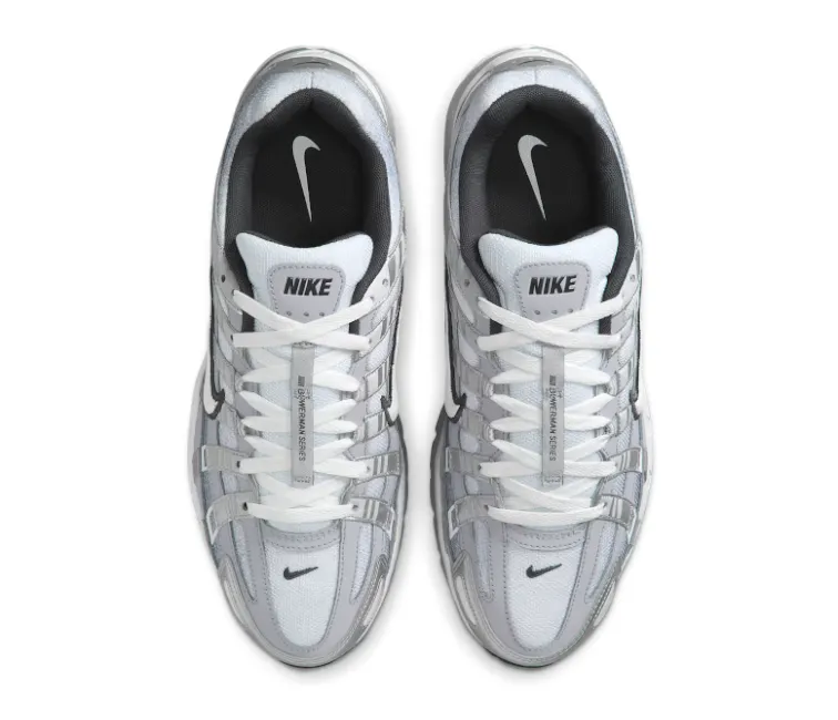 Seamless Uppers Quick Workout Men??s Nike P-6000 (Metallic Silver/Summit White)