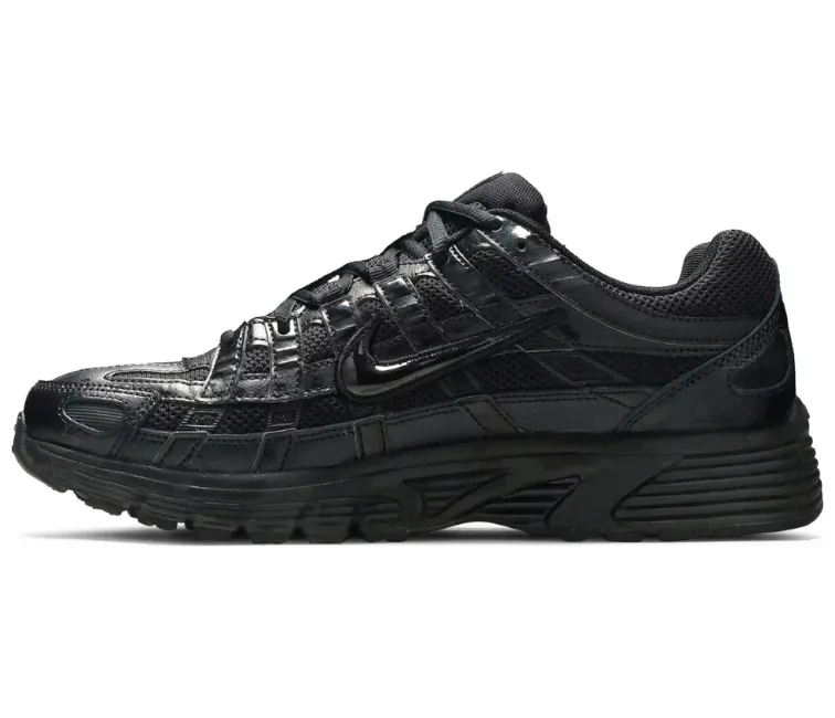 Men??s Nike P-6000 (Triple Black) Glam stability RemovableInsole