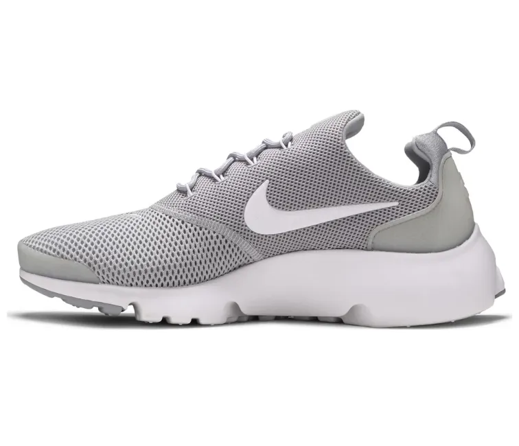 Men's Nike Presto Fly (Wolf Grey) Cushioning Pods Knit Surface