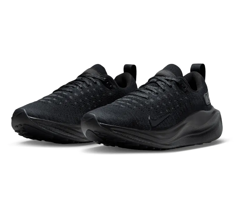 Collapsible Heel Design Men??s Nike React Infinity Run 4 (Triple Black)