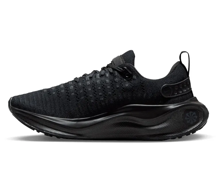 Men??s Nike React Infinity Run 4 (Triple Black) Compact Form Heat dissipation