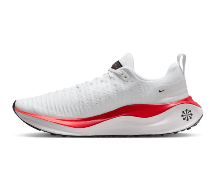 Men??s Nike React Infinity Run 4 (White/Red) ScratchResistant