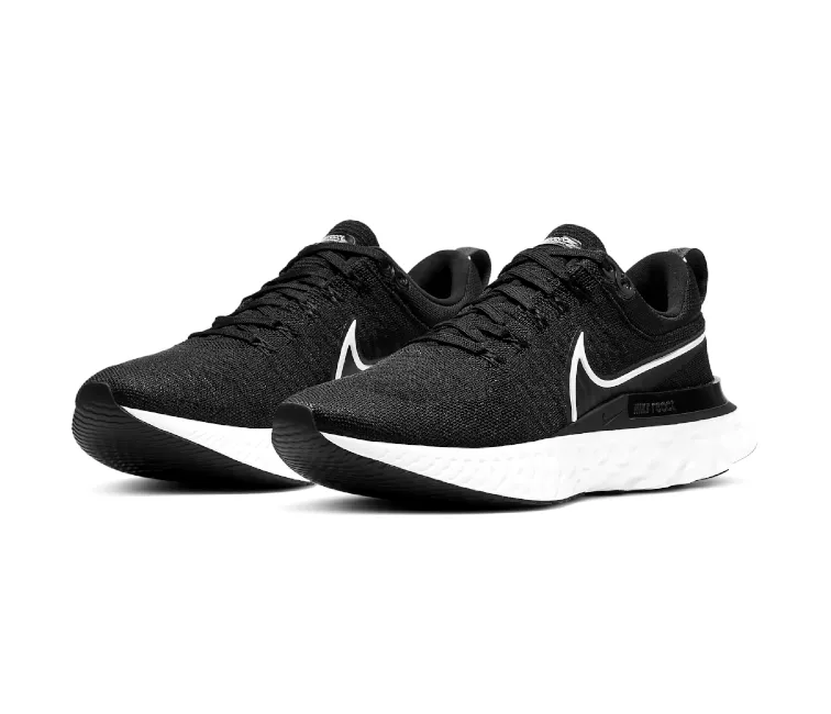 High impact Fit Easy Men's Nike React Infinity Run FK 2 (Black/White)