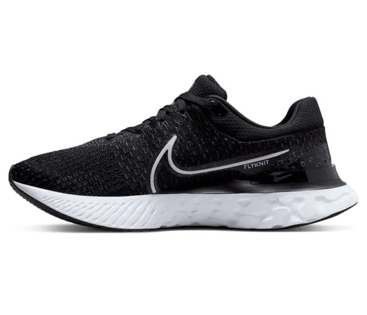 Comfort Midsoles EVA Composite Men's Nike React Infinity Run FK3 (Black/White)