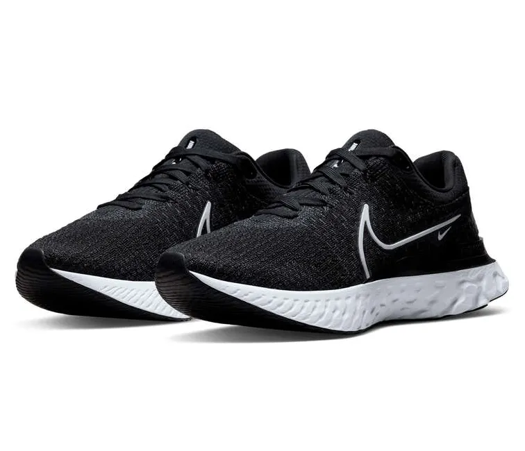 Cushion Layer Men's Nike React Infinity Run FK3 (Black/White)