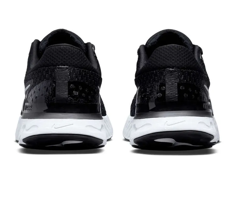 Men's Nike React Infinity Run FK3 (Black/White) Tear Resistant Mesh