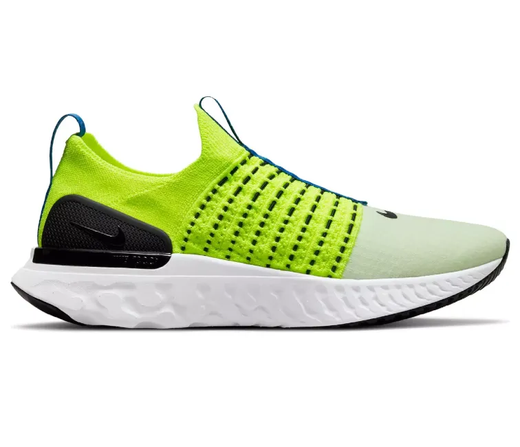 Men's Nike React Phantom FK 2 (Volt/Game Royal) Dual Density Outsoles