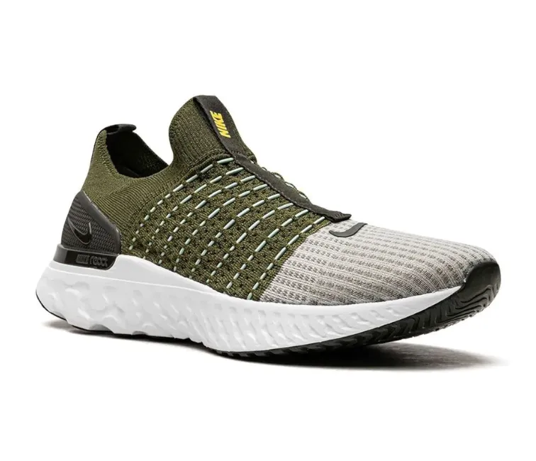 Men's Nike React Phantom Run FK 2 (Rough Green) Supportive Choice