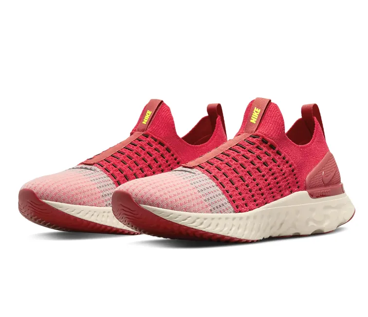 Men's Nike React Phantom Run FK 2 (Siren Red) Comfortable Upper Material Fit Freedom