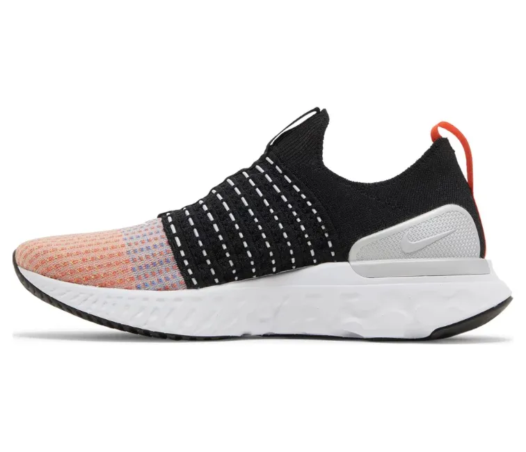 Men's Nike React Phantom Run FK 2 (Team Orange) Vented Air Channels Energy Return Compound
