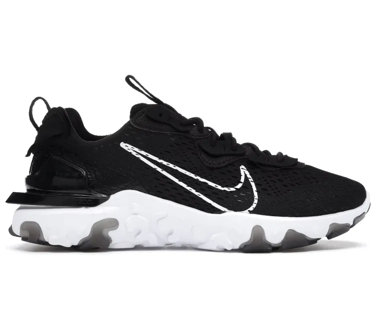 Men's Nike React Vision DimSix (Black/White) Cushioned Airflow System
