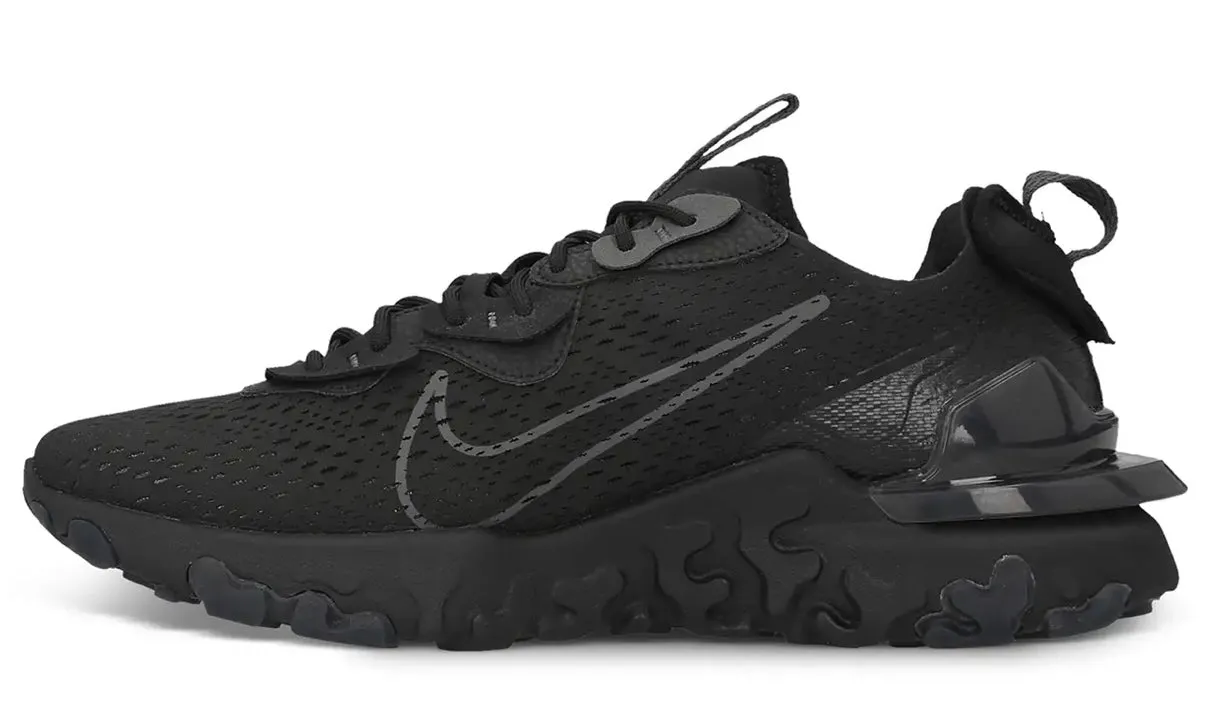 Men's Nike React Vision Dimsix (Triple Black) Textured Insole