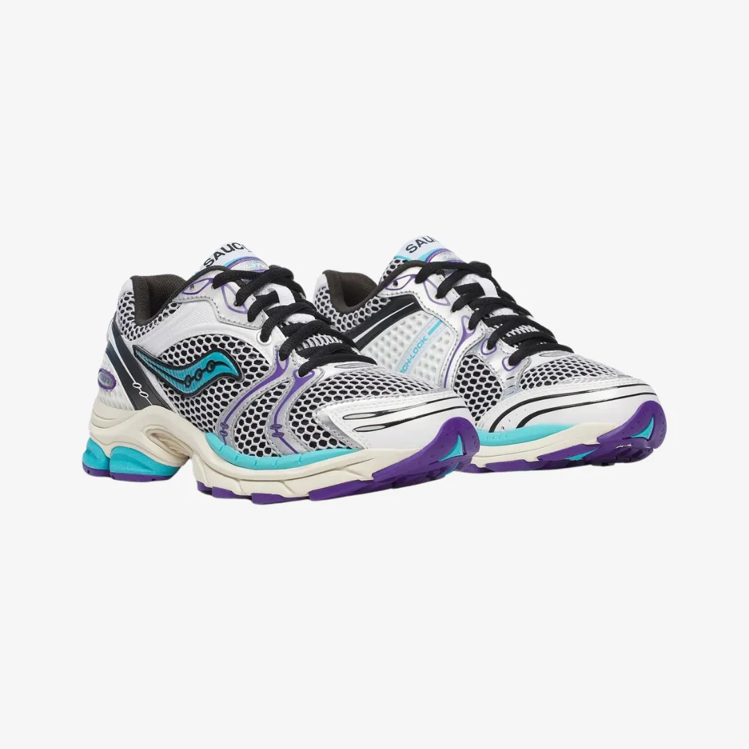 mens saucony progrid triumph 4 (white/blue) Smart Form