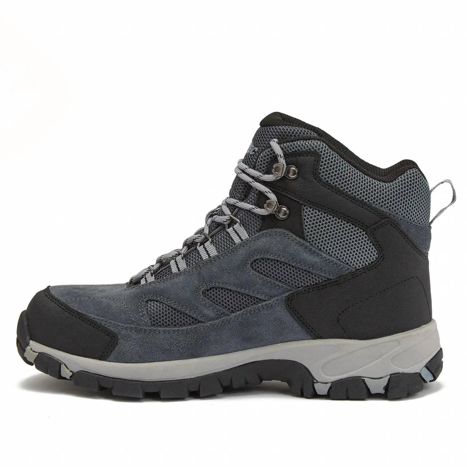 Coastal Soft Seamless Style Men's Yosemite Mid Qp Hiking Boots In Charcoal/ombre Blue