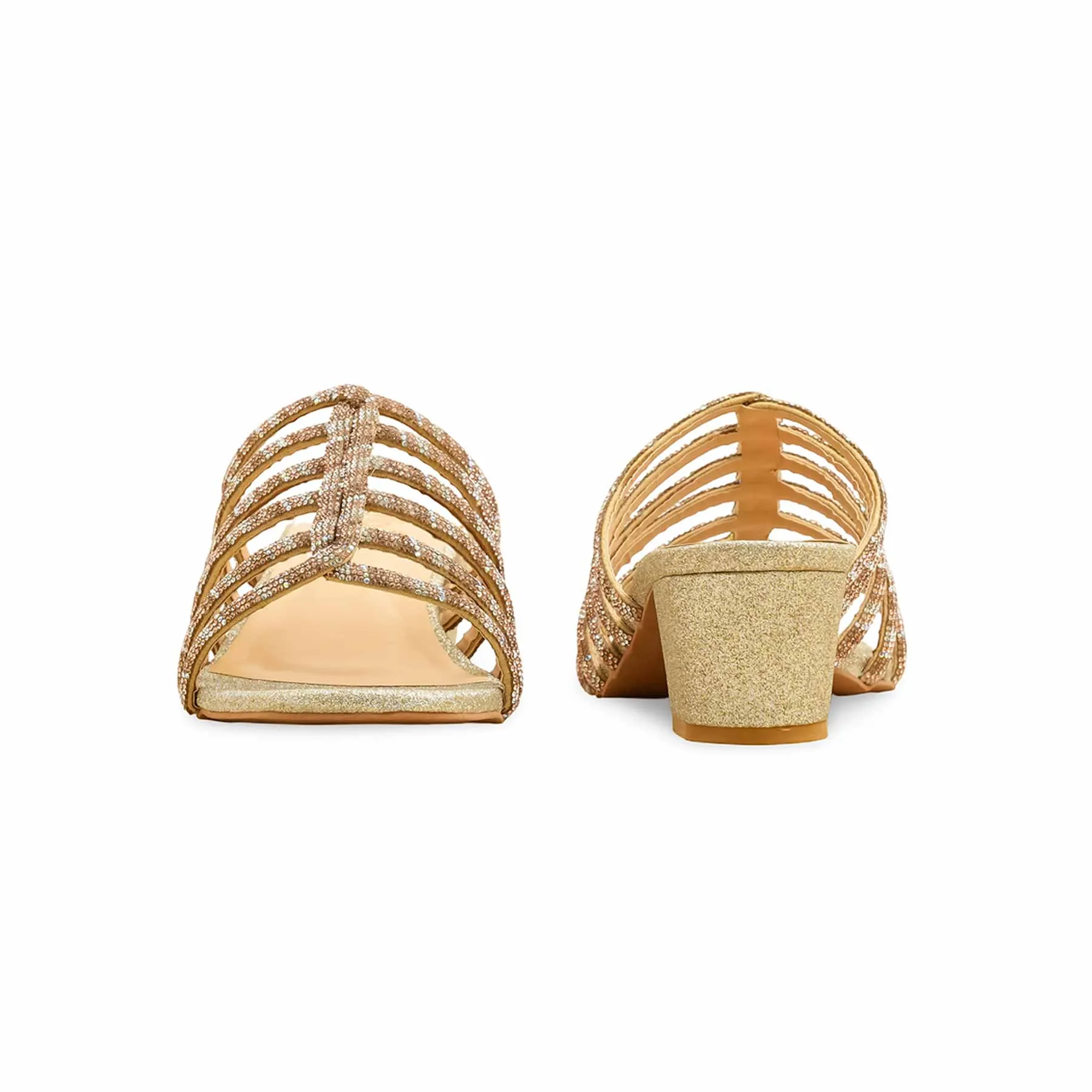 Golden Fancy Slipper FN7979 Trendy Vibe
