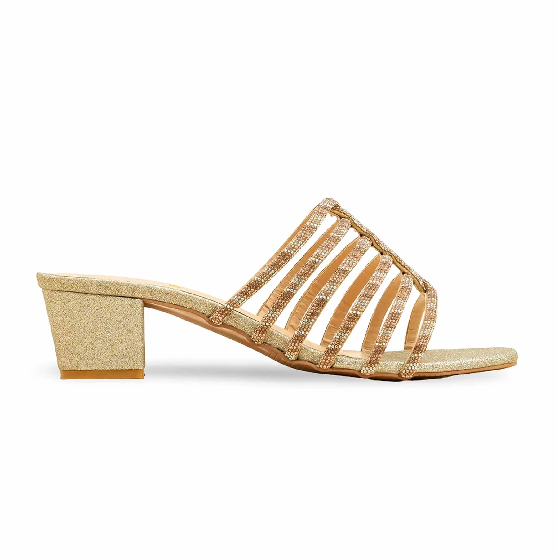 Golden Fancy Slipper FN7979 Flexible Charming Look