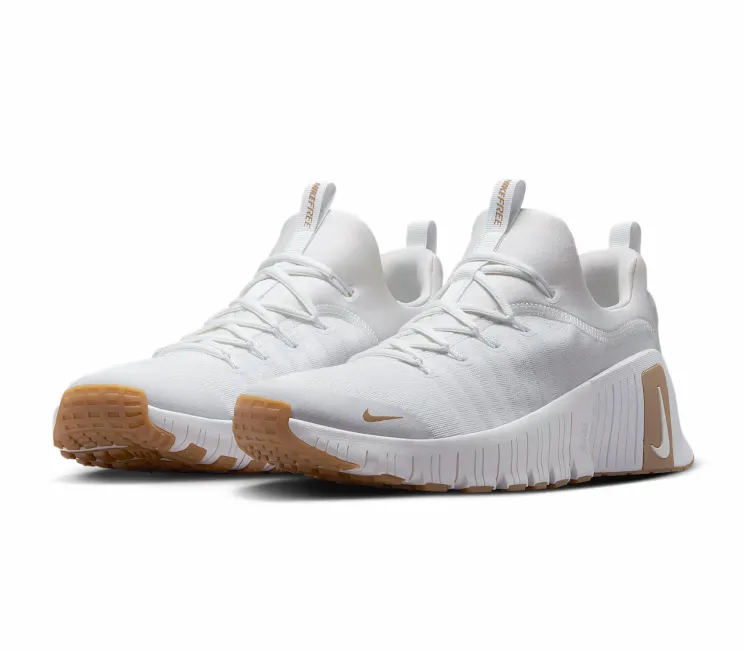 Contoured Sole Men??s Nike Free Metcon 6 (White/Tan)