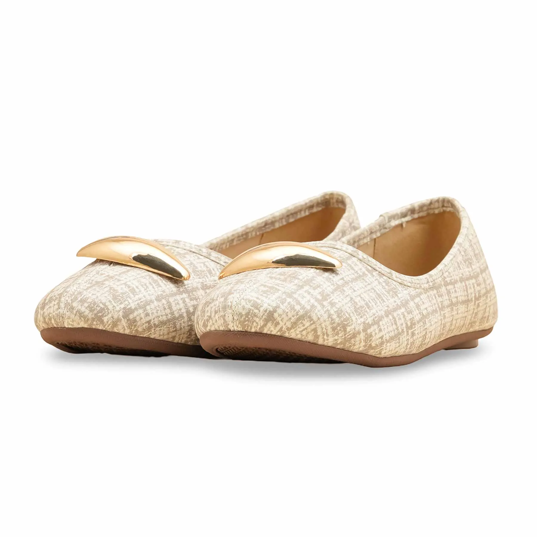 Beige Pumps For Ladies WN1231 Campus Walk