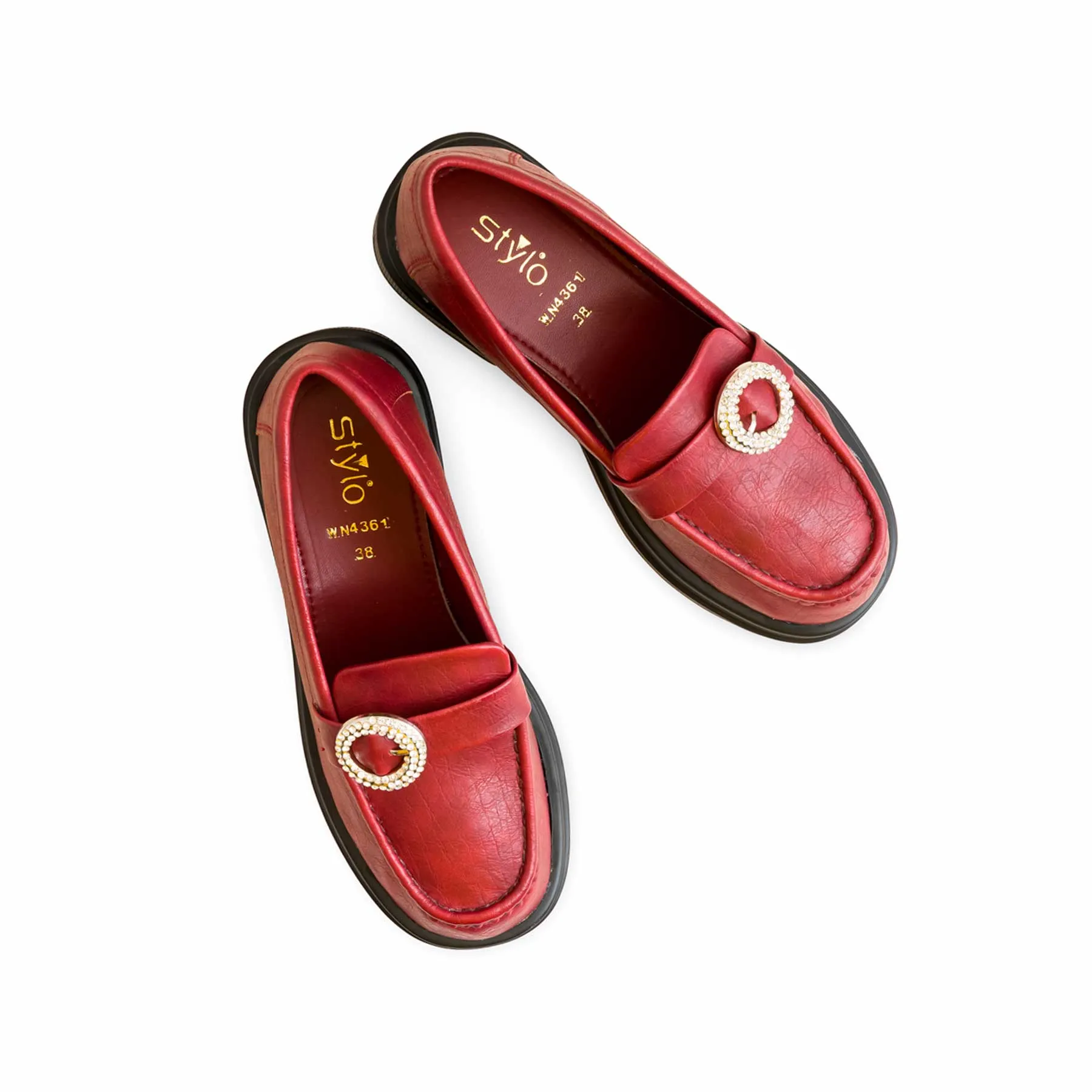 Formal Pumps Red Moccasin WN4361