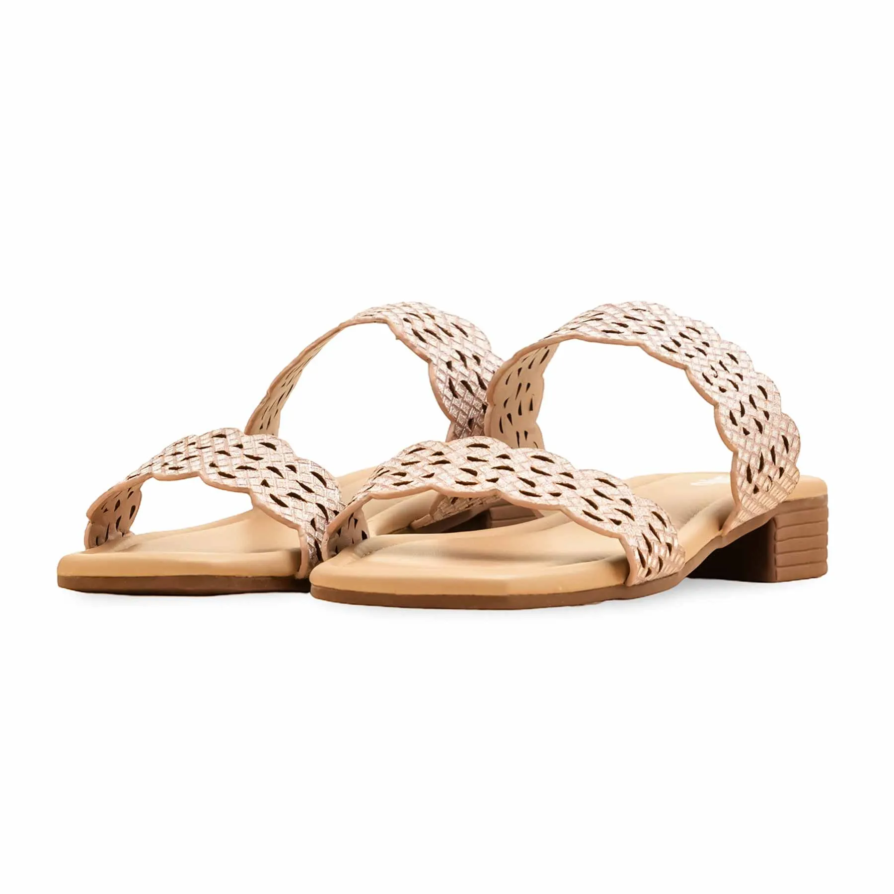 Fashionable Booties Pink Formal Slipper For Women FRS010