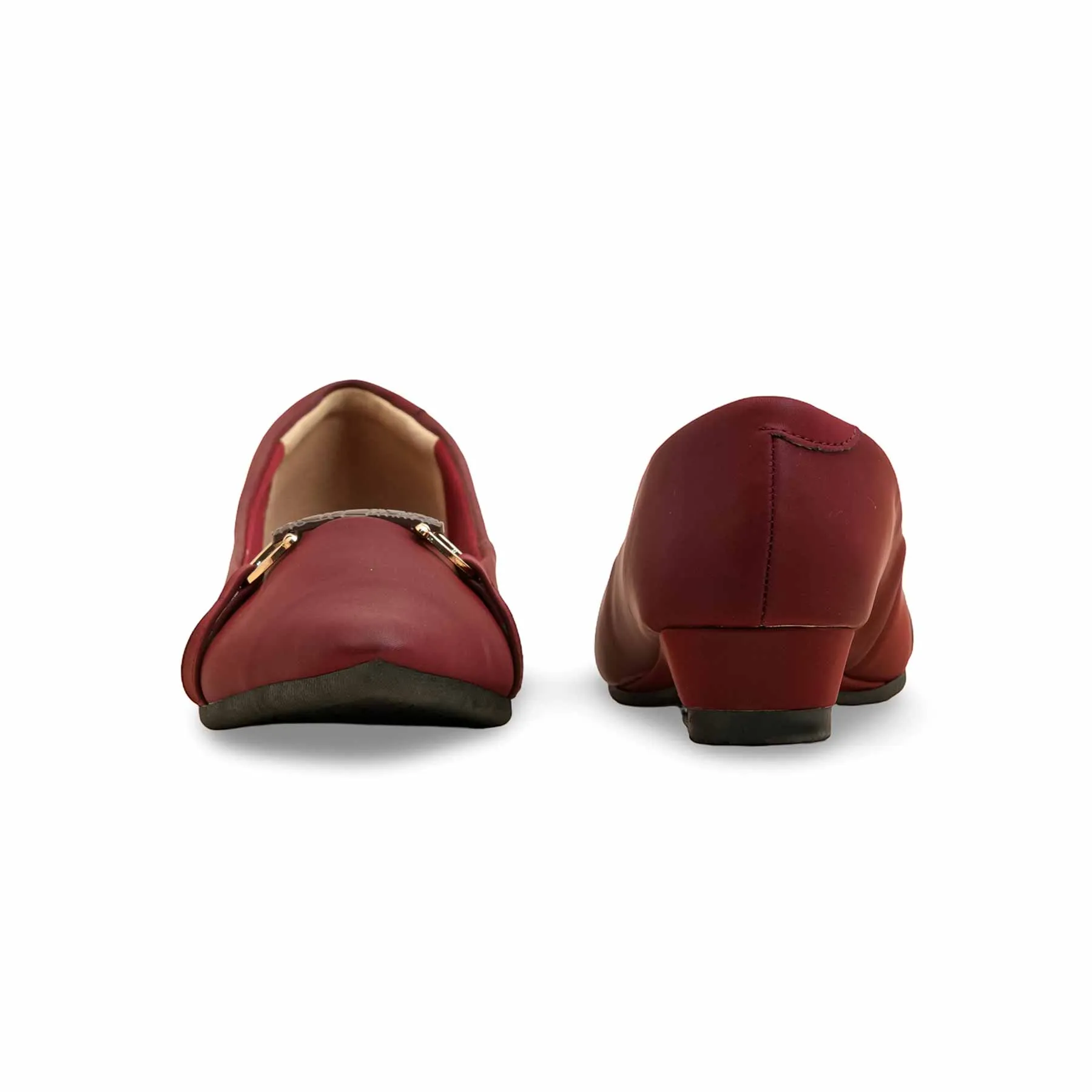 Village Glow Maroon Court Shoes WN7487